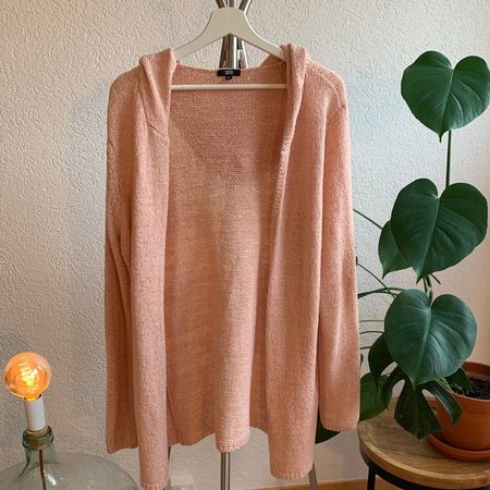 Cardigan mit Kapuze (Gr. XL)