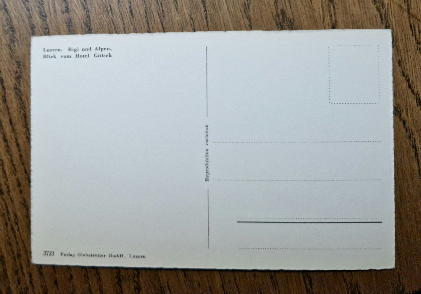 Cartoline postali: Luzern mit Rigi und Alpen – Usato da Ebikon venduto da Donar50 1