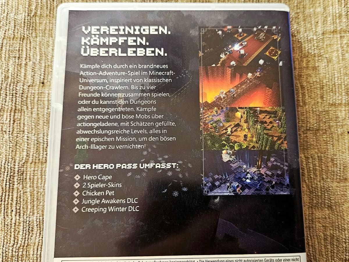 Giochi: Minecraft Dungeons Hero Edition - Nintendo Switch – Usato da Dietikon venduto da ric_567f 2