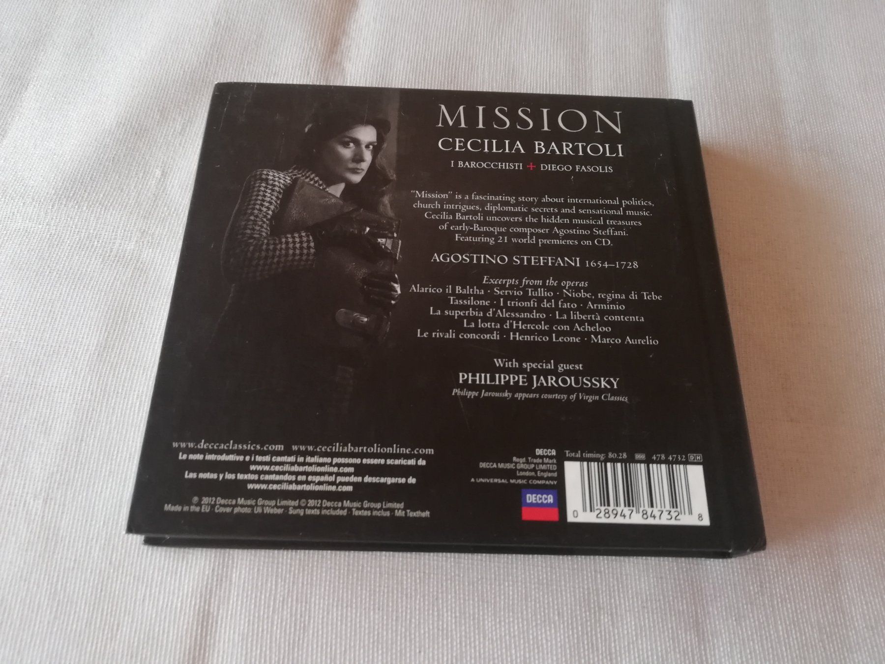 CD: CECILIA BARTOLI - MISSION – Usato da Bern venduto da Vinylsound.ch 1