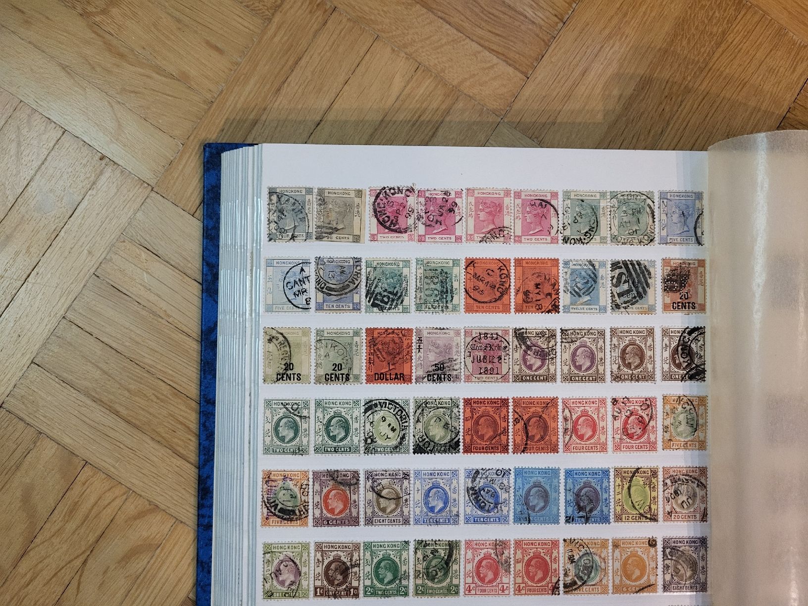 Alle Briefmarken: Kleinlot Hongkong. Kellerfund – Gebraucht aus stäfa von brandy66 1