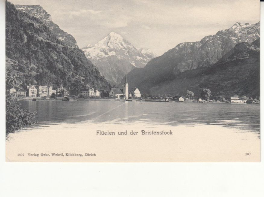 Cartoline postali: Flüelen ca. 1910 – Usato da Bürglen TG venduto da StampGraf