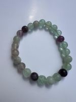 1 Stein-Armband aus Fluorit, 20cm x 8mm