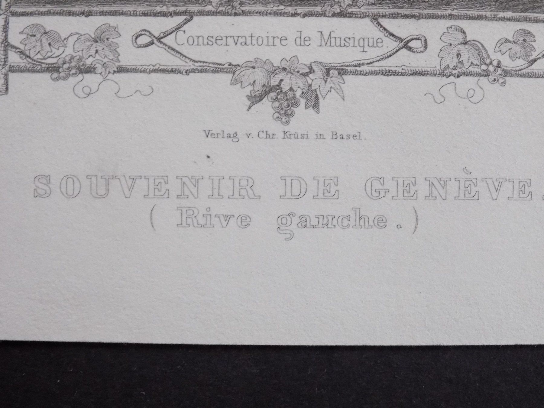 Stiche: Genève rive gauche – Gebraucht aus Risch von Rischli15 2