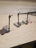 3x Modell Bahnsignale HO Märklin, gebraucht,