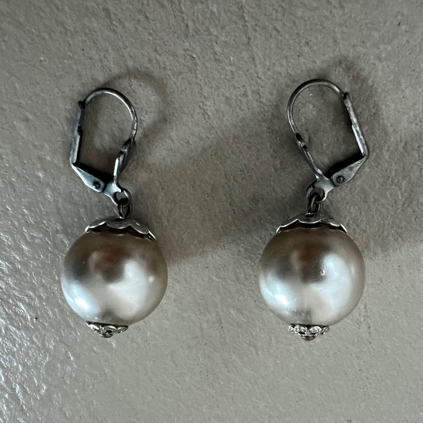 Orecchini pendenti & Orecchini a lobo: Modeschmuck Ohrringe / Ohrhänger mit Kunstperle 💕 – Usato da zürich venduto da vintage12 1