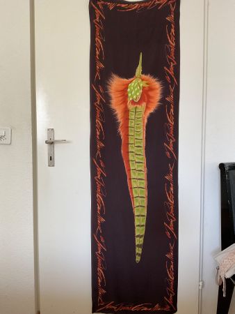 Jean Paul GAULTIER 100% Seiden Schal Neuwertig