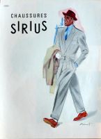Sirius Schuhe Brenot - Alte Werbung / Publicité 1948