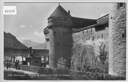 Montreux - Chateau de Chillon, les Tours de Defense