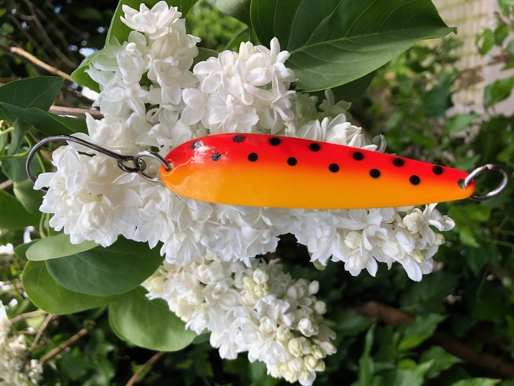 Köder: Schlepplöffel Glow Brown Trout ca. 95 mm – Neu (gemäss Beschreibung) aus Arbon von Helmuth 1