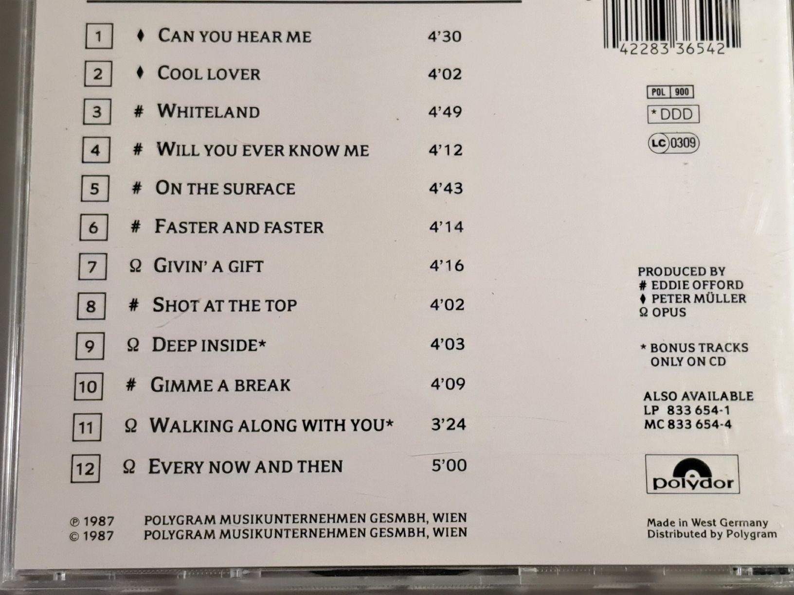 CDs: OPUS - Opus – Gebraucht aus Wichtrach von LuckyLuke69 1