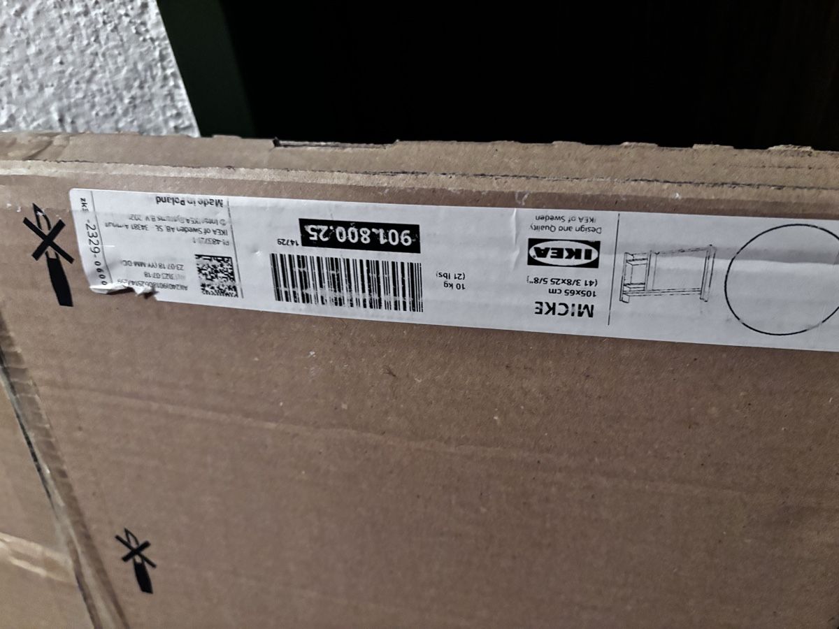 Bureaux: Ikea Micke Aufsatz  – Neuf avec emballage d'origine à Meilen par JDKilchberg