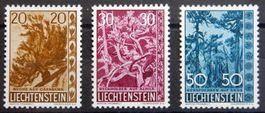 Liechtenstein Kat. 399-401 ** 1960 Kat. 50 Euro