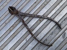 Antike Zange, ca. 10cm, Rarität, Werkzeug