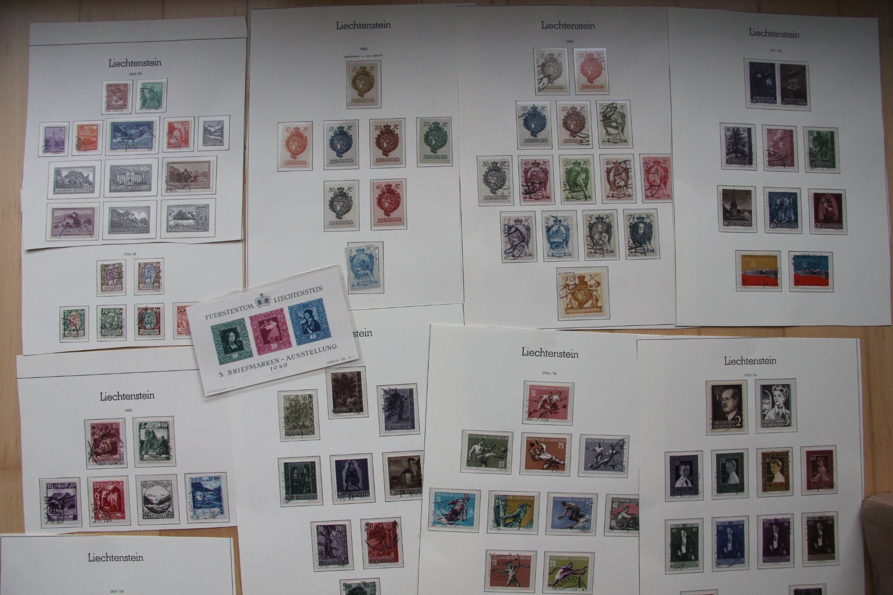 Tutti i francobolli: Kleine feine Lichtensteinsammlung – Usato da Schlieren venduto da Sternstunde2