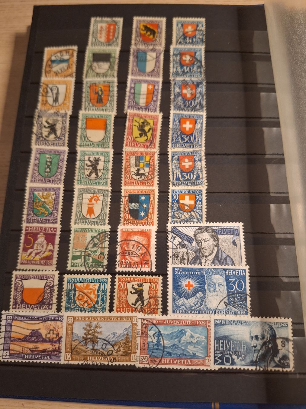 Alle Briefmarken: Pro Juventute fast vollständig  – Gebraucht aus Schaffhausen von RicardoSchaffhausen 1