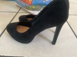 Schwarze Even&Odd High Heels, Gr. 38, ideal für den Frühling