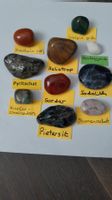 10er Set Trommelsteine mit Pietersit+Kupferchalcedon: Set 6