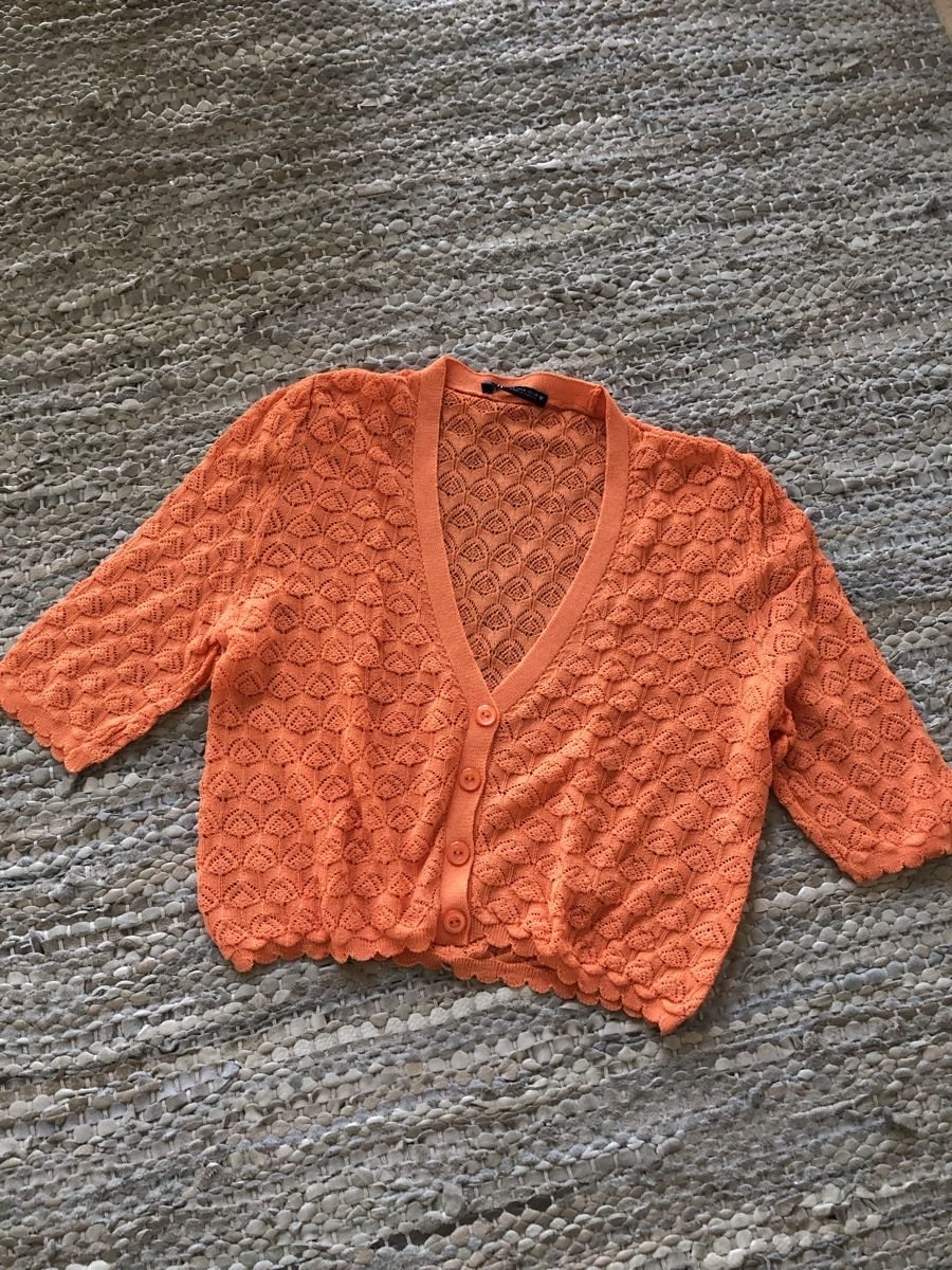 Zara Giacche: Zara Cardigan Strickjacke, orange, Grösse S. – Nuovo (secondo la descrizione) da Dübendorf venduto da mar_s66c