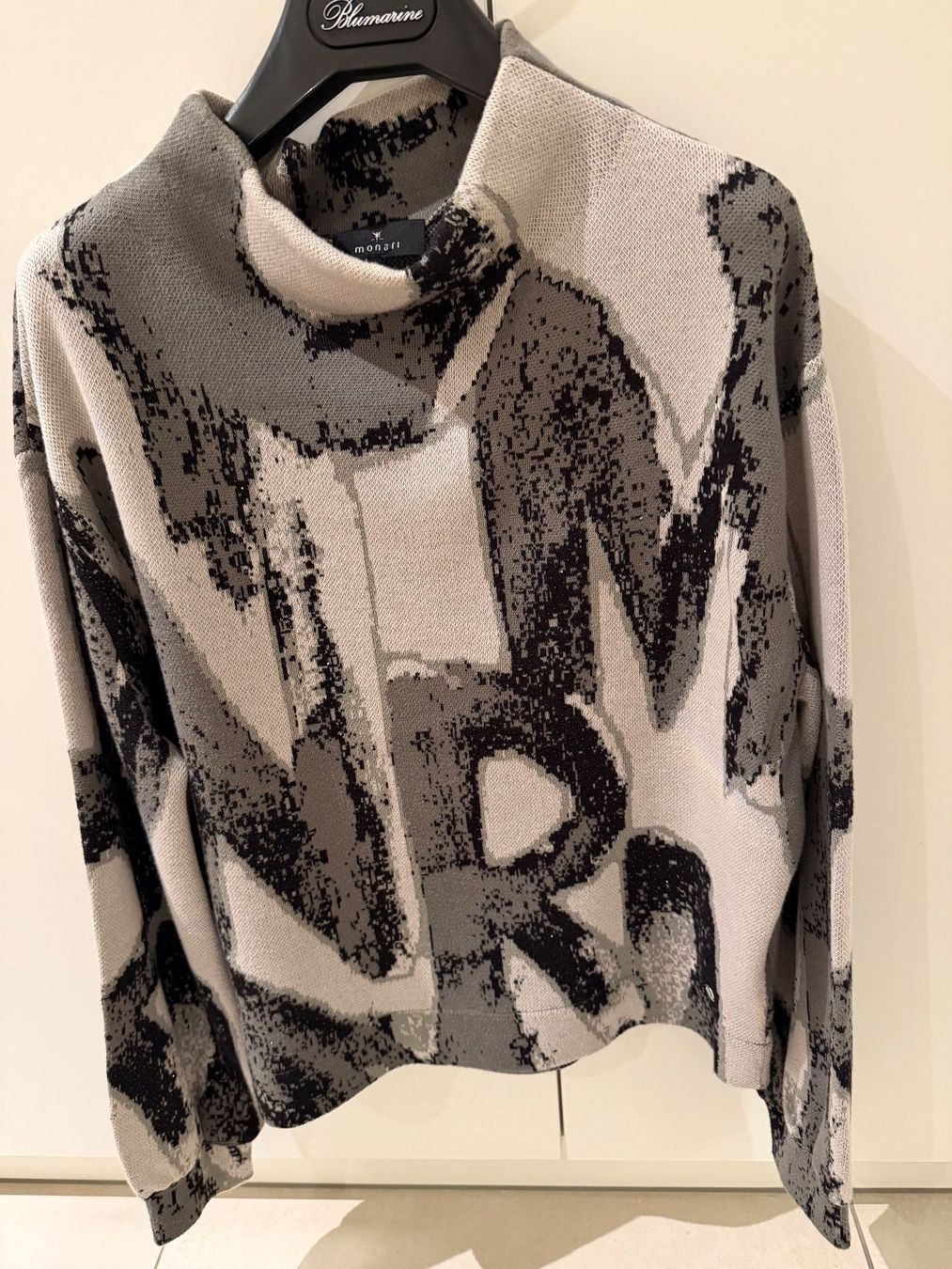 Monari Maglioni & Felpe: Monari Pullover Grösse 38/Monari Musterung – Nuovo (secondo la descrizione) da rheineck venduto da norwegianwood52
