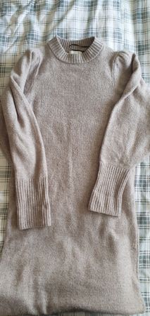 H&M Mama Strickkleid, beige, Gr. S