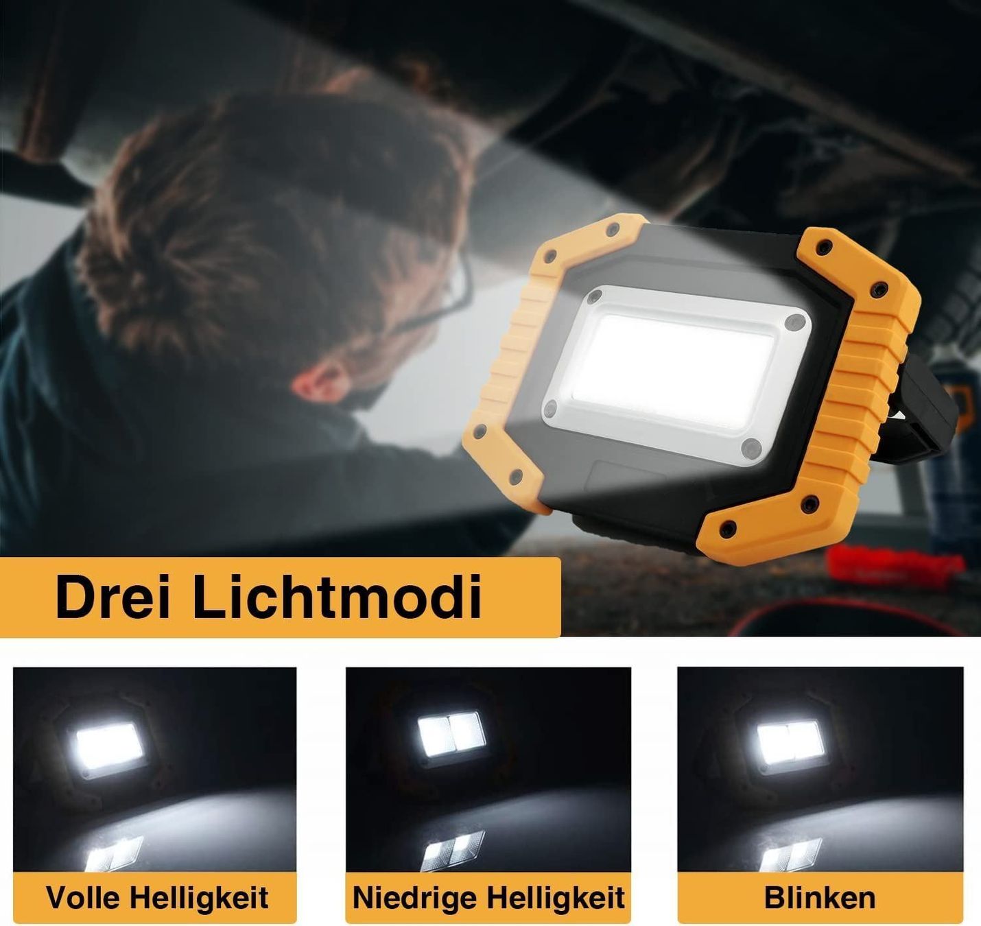 Lampen: Led Akku Strahler Mit Usb 30w 2stüCk – Neu (gemäss Beschreibung) aus Thun von nuonuoshop 2
