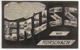 Mehrbild-AK GRUSS aus RORSCHACH - viele Ansichten