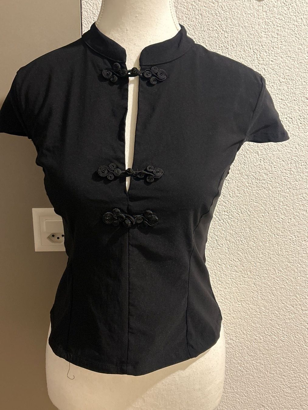 Pull&Bear Camicette: Damen Bluse schwarz von Pull & Bear Gr. S – Nuovo (secondo la descrizione) da Brunnen venduto da Nala2929 2