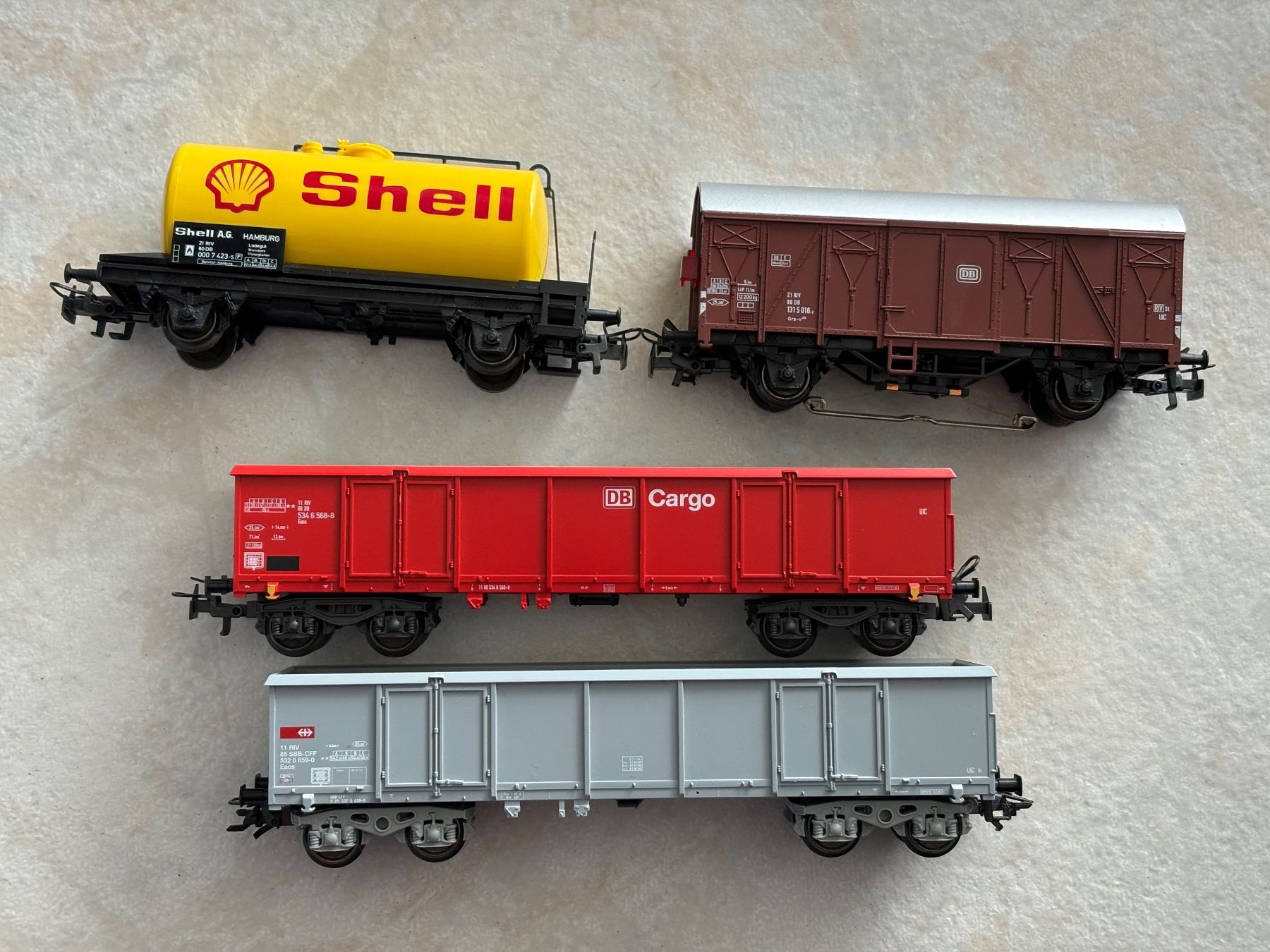 Märklin Modellini di ferrovie: 4x Marklin Guterwagen HO – Nuovo (secondo la descrizione) da Hauterive NE venduto da eriamch 2