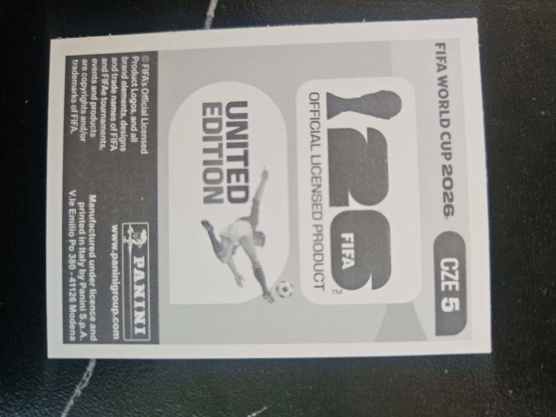 Panini Cartes à collectionner: CZE 5 – D'occasion à Würenlingen par Dinli 1