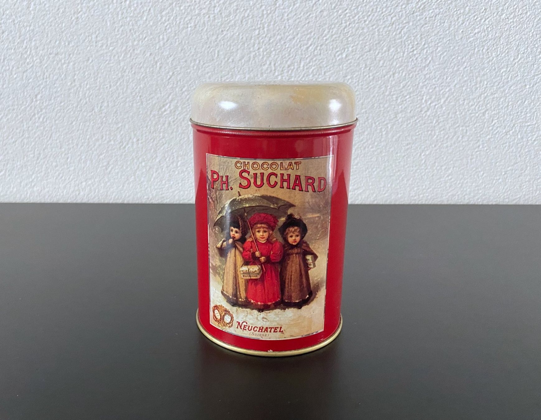 Suchard Dosen: Blechdose Büchse Chocolat Ph. Suchard Neuchatel Suisse – Gebraucht aus Birr von Jamonline