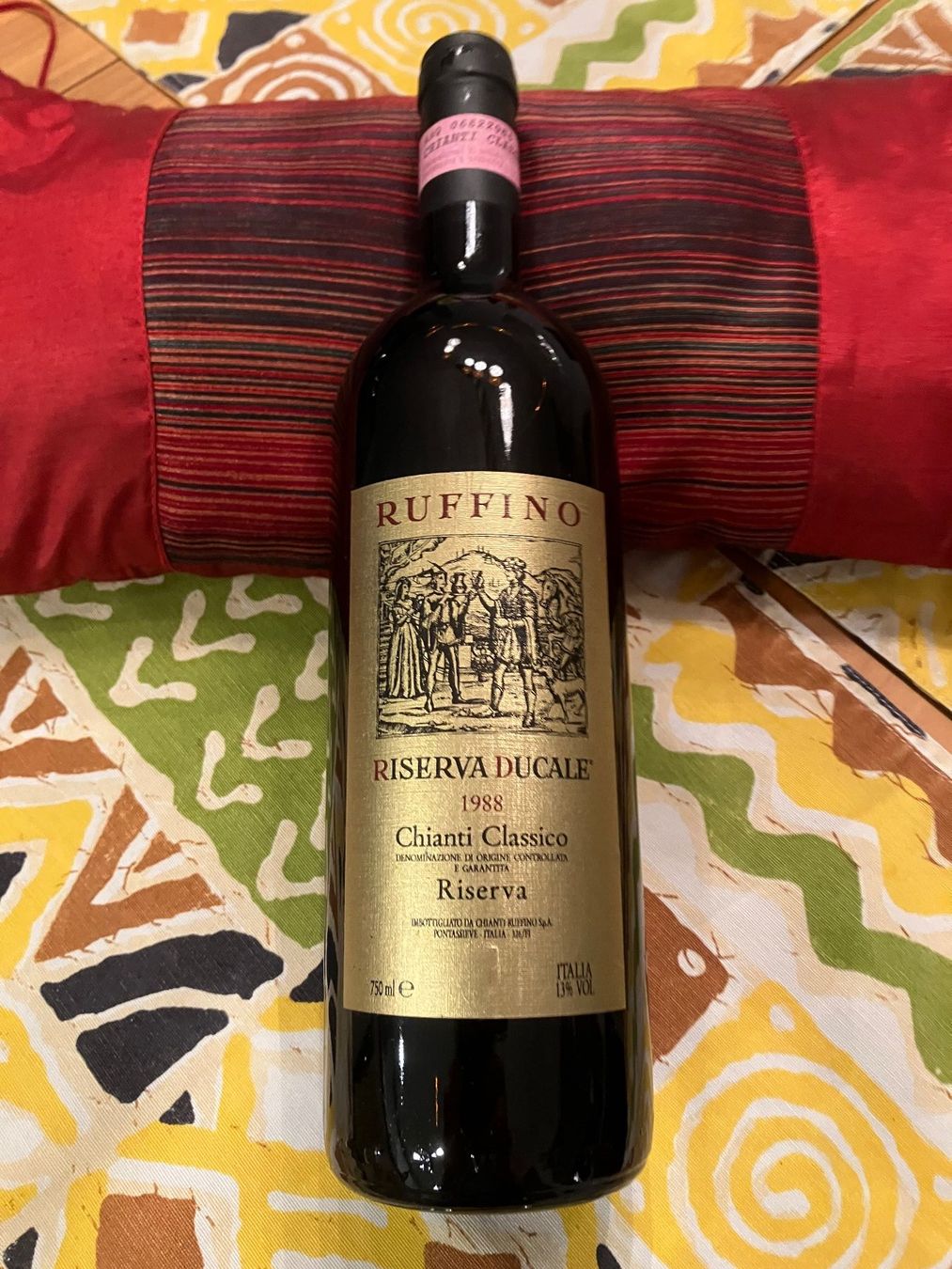 Vins: Rotwein Ruffino Riserva Ducale 1988 Chianti Classico – Neuf (Voir description) à Dintikon par 51r_5mdz