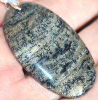 Anhänger L-4539 – Dendriten Opal – ca. 47x26mm