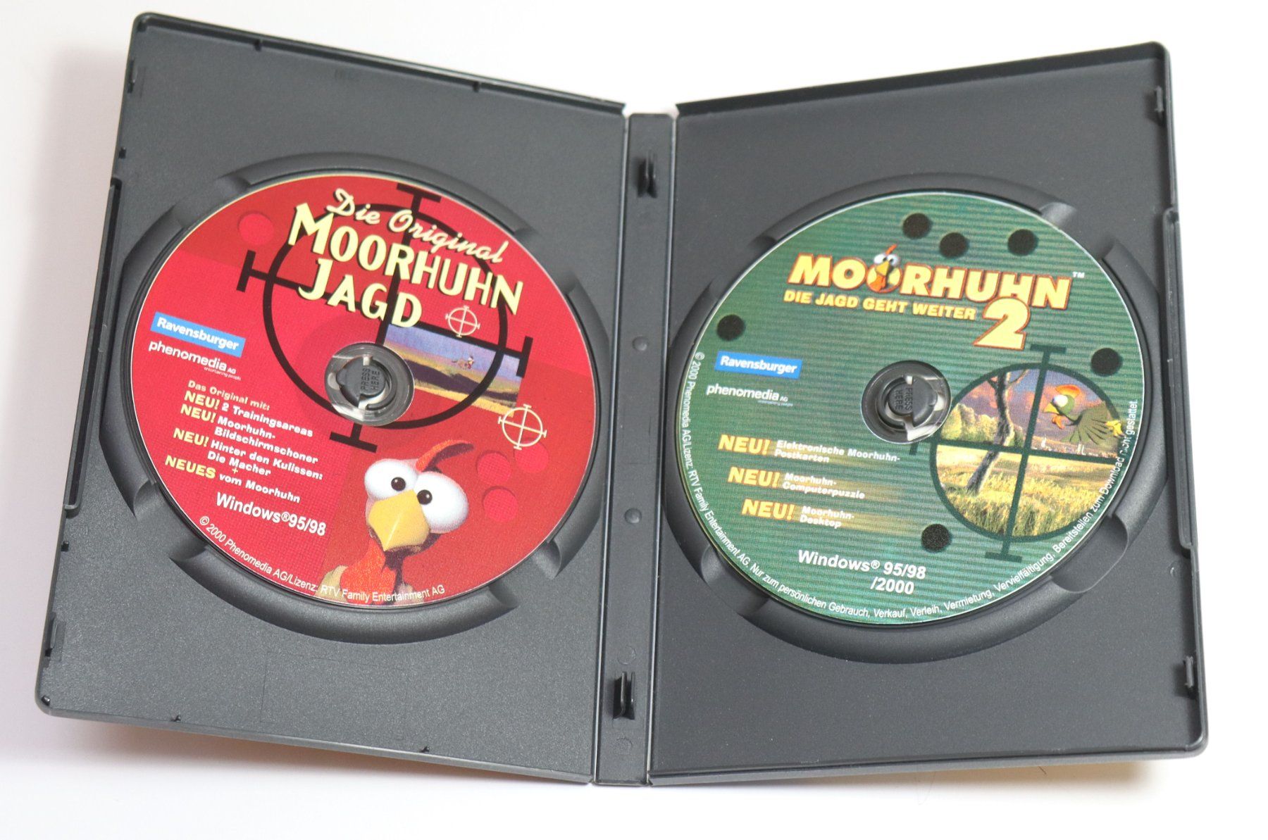 Giochi: Moorhuhn PC Spiele CD – Usato da Frick venduto da volvo850driver 4