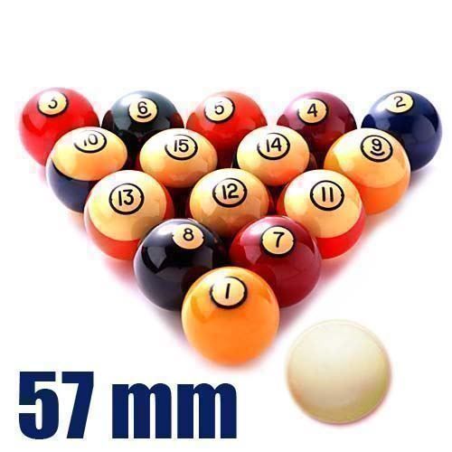 Billiard Kugel Billardkugeln, 2,25 Zoll, Reguläre Größe, Professionelles Billard Pool Ball Set Reibungsbeständiges Billard Kugel Set Turnierübungen Biliard Tisch Mit Kugeln