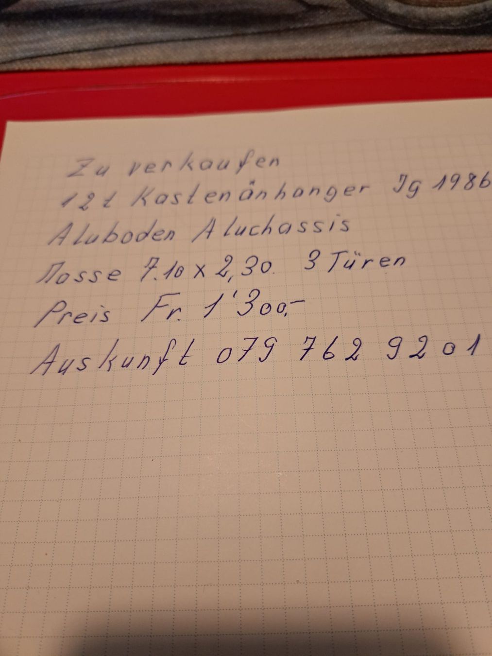 Rimorchi: Lkw Anhänger  – Usato da Langenbruck venduto da Hofi1977 5