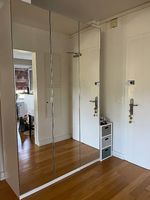 Clothes and Shoes Mirror Wardrobe