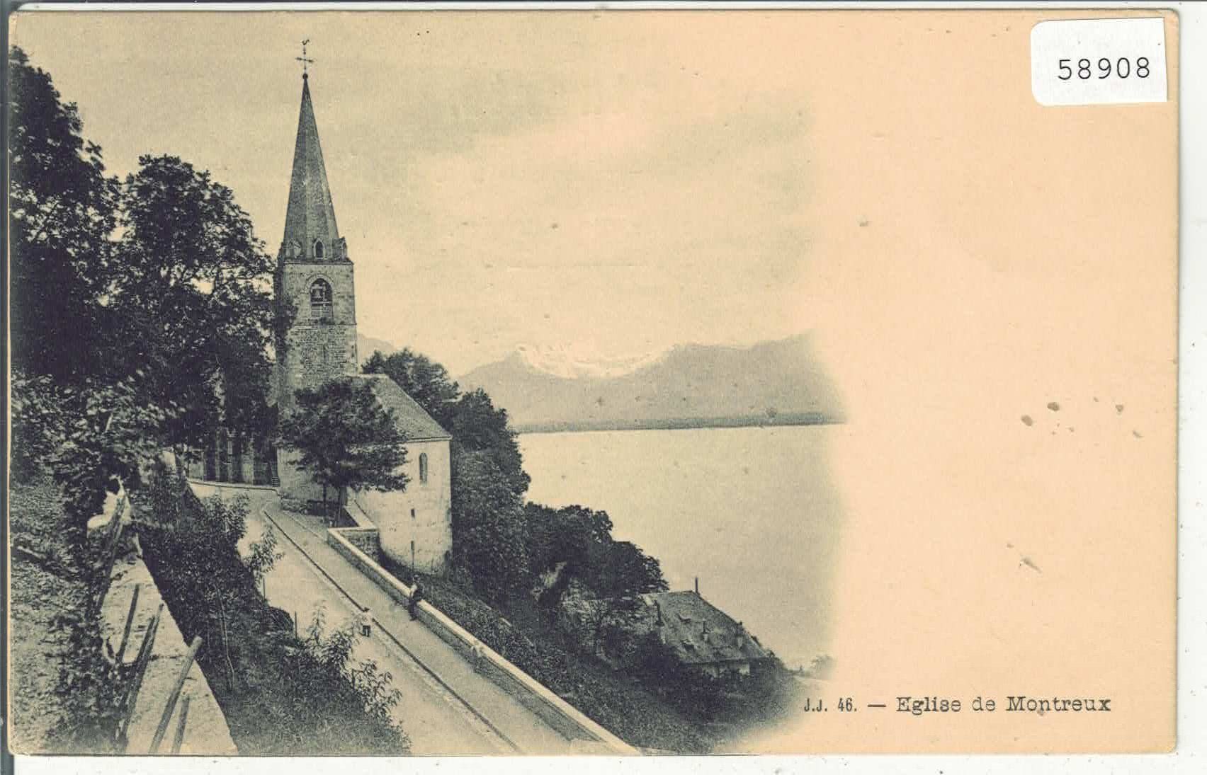 Cartoline postali: Eglise de Montreux – Usato da Ettingen venduto da Kartenplanet