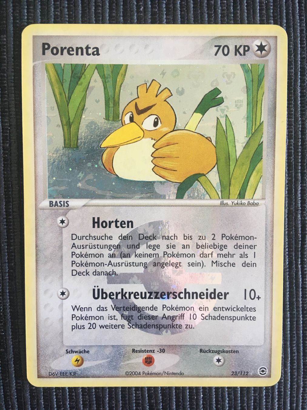 Pokémon Carte collezionabili: Pokemon Porenta Reverse Holo Ex Fire Red Leaf Green – Usato da Wabern venduto da