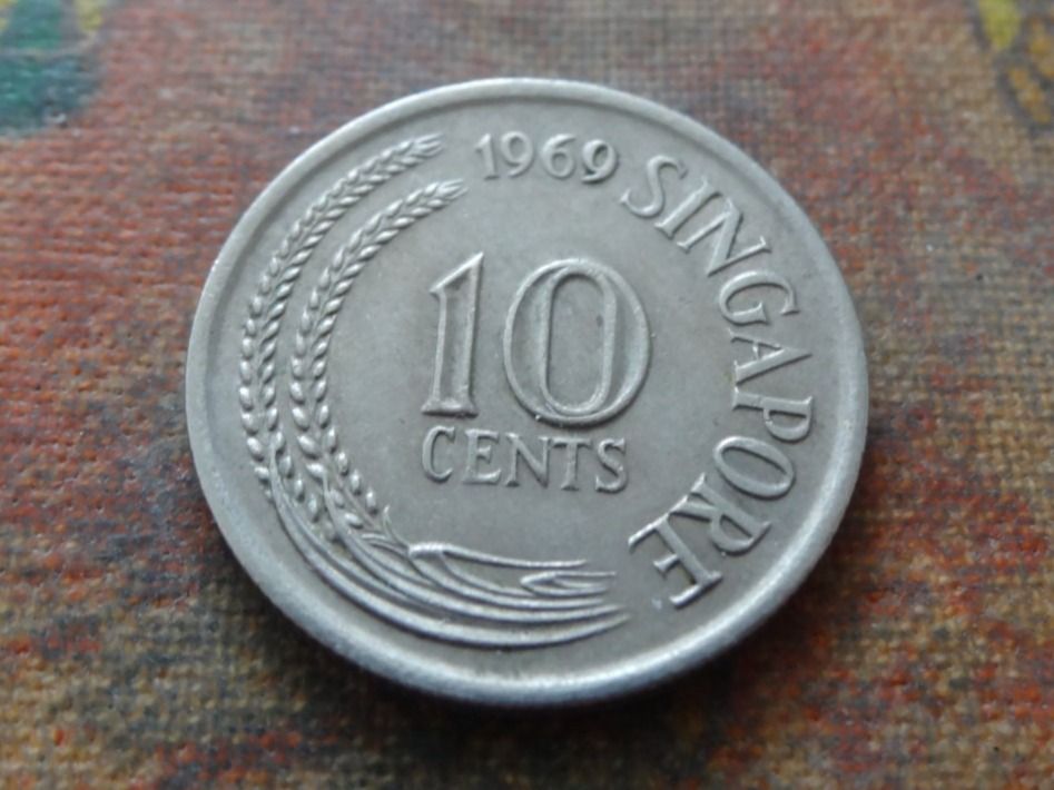 Tutti le monete: SINGAPOUR  10  Cents  1969 – Usato da Romanel-sur-Lausanne venduto da Swift13 1