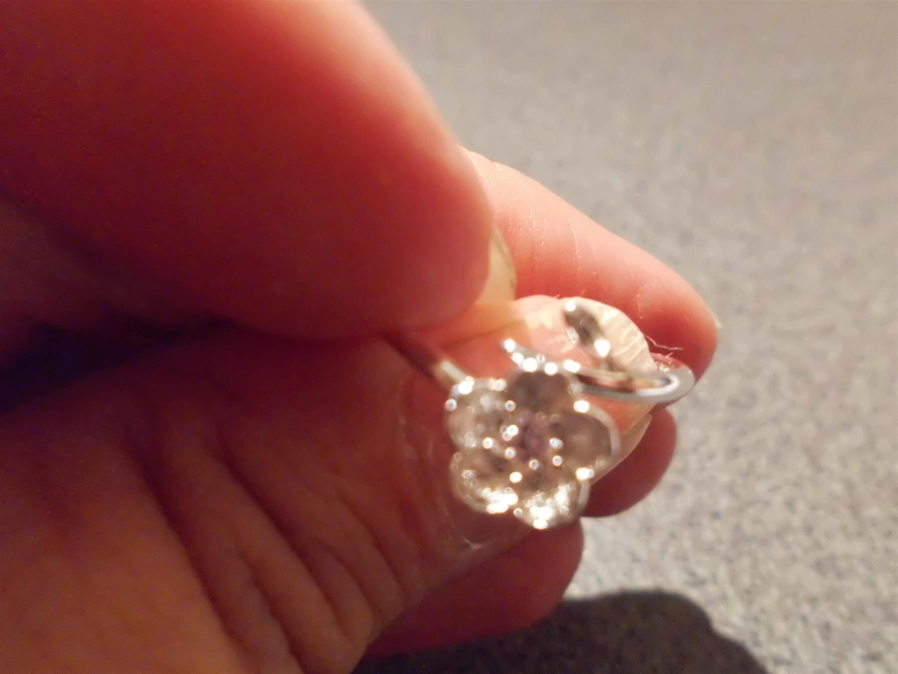 Ringe: Ring silberfarbig, Blüte (Nr. 1) – Neu (gemäss Beschreibung) aus Zürich von abraxas1291 1