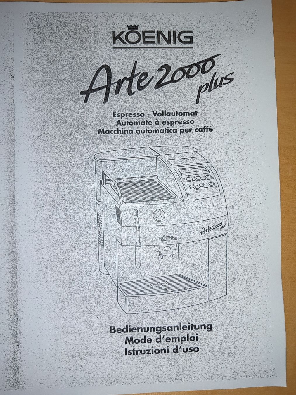 König Kaffeemaschinen & Espressomaschinen: Koenig Arte 2000 plus. Kaffeemaschine  – Gebraucht aus Benken SG von Paul072 5