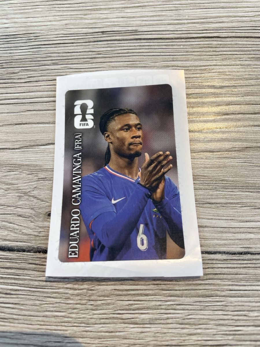 Panini Cartes à collectionner: Coco cola Sticker Wm 2026 Eduardo Camavinga – Neuf (Voir description) à Selzach par adr_8mst