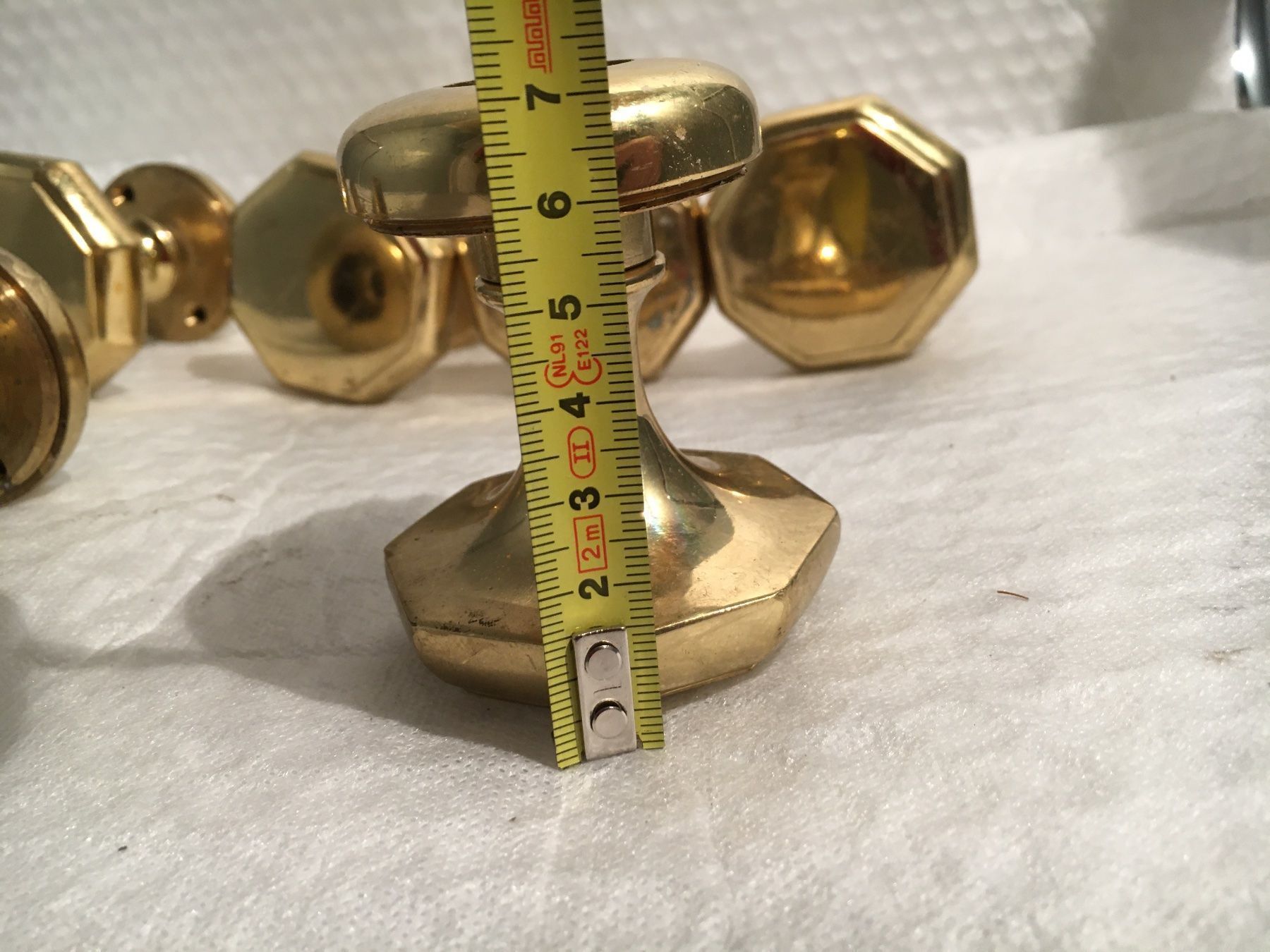 Ferramenta: Bouton massif octogonal pour porte – Usato da Vernier venduto da Nacarate 4