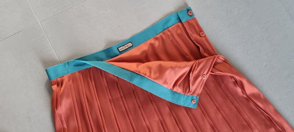 Jupe longue plissée Maliparmi maxirock taille 38/44IT (Neuf (Voir