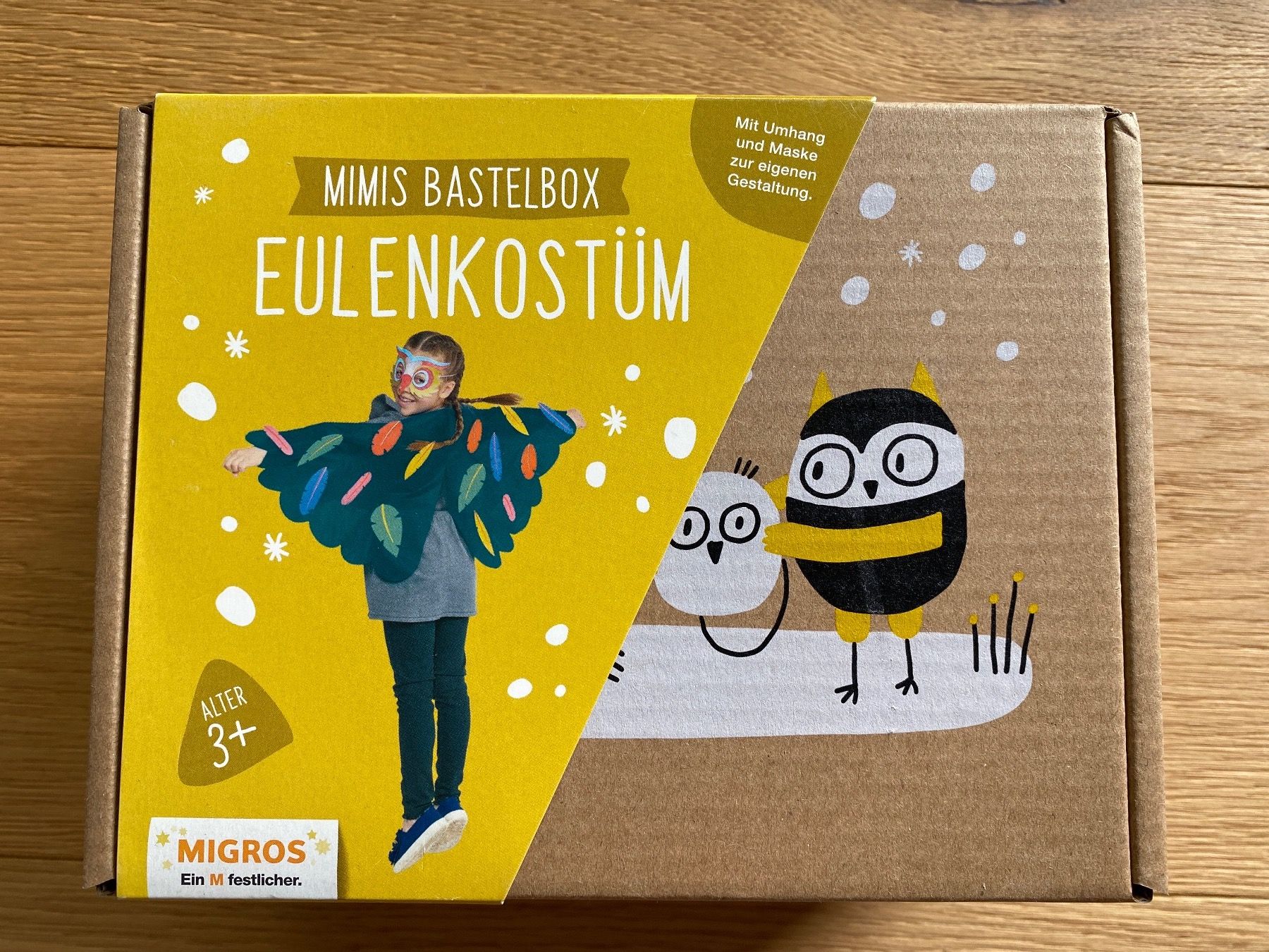 Kit bricolage: Bastelset Eulenkostüm von Migros – Nuovo e nell'imballaggio originale da Raron venduto da cathy123