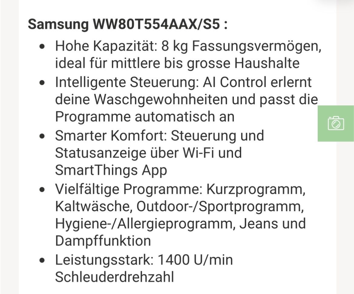 Samsung Waschmaschinen: Samsung Waschturm – Gebraucht aus Zürich von Zoe.E 2