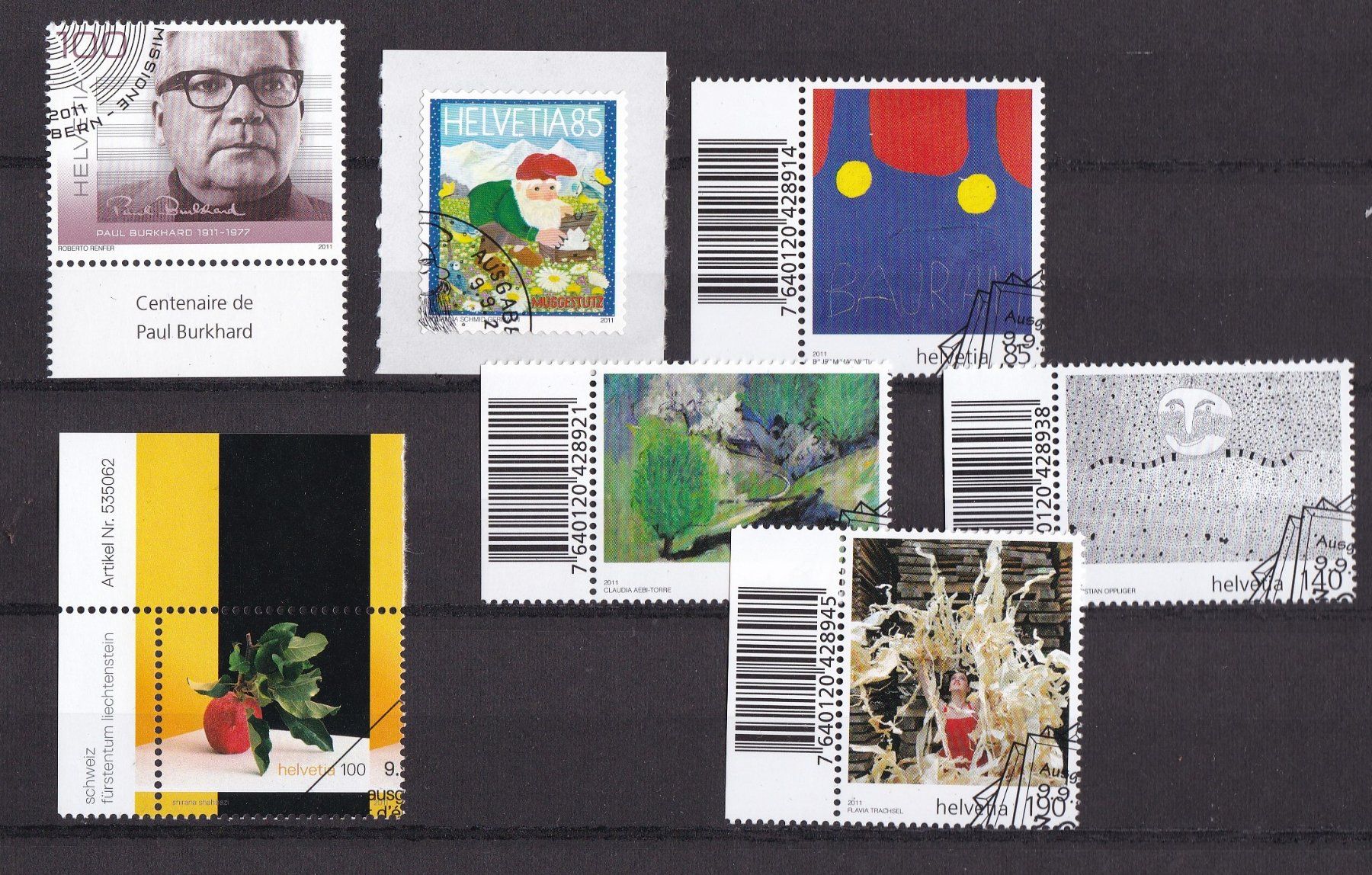 Tutti i francobolli: CH Briefmarken Lot 2010 & 2011, ET – Usato da Münchwilen AG venduto da Nesar 5