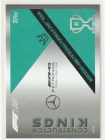 2025 Topps F1 Turbo Attax Mercedes AMG Constructor Kings