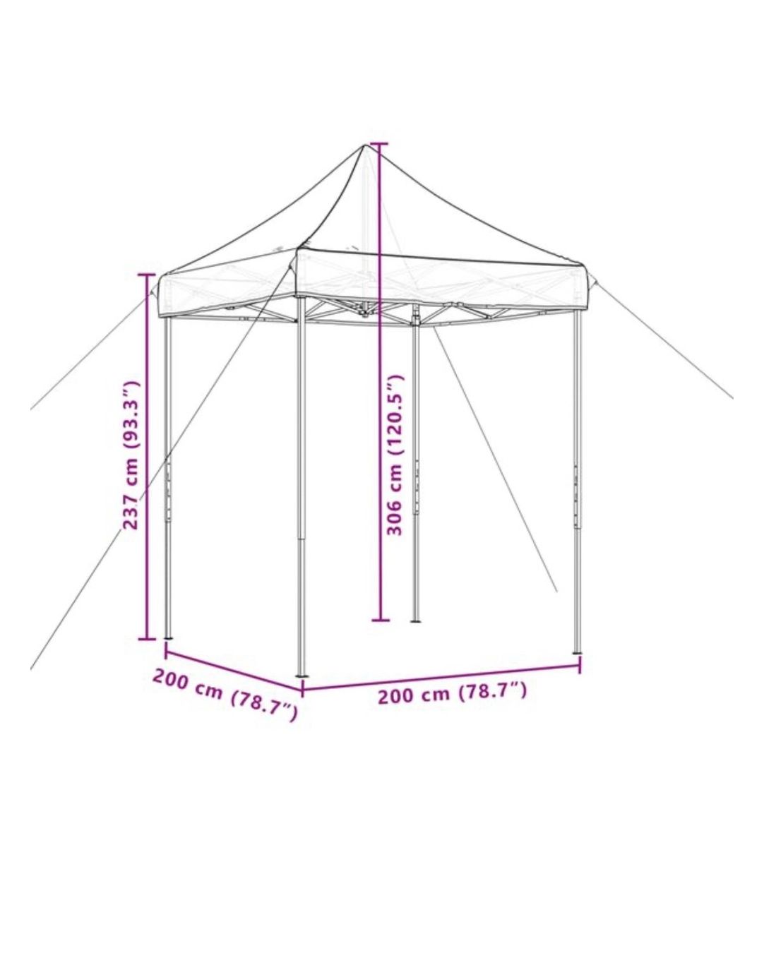 Tende & Padiglioni: Tente pavillon professionnelle pliable 2x2m – Usato da Lausanne venduto da loi_9tmv 1